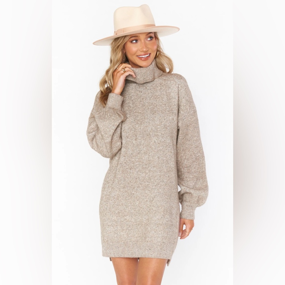 Show me your mumu sweater dress oatmeal